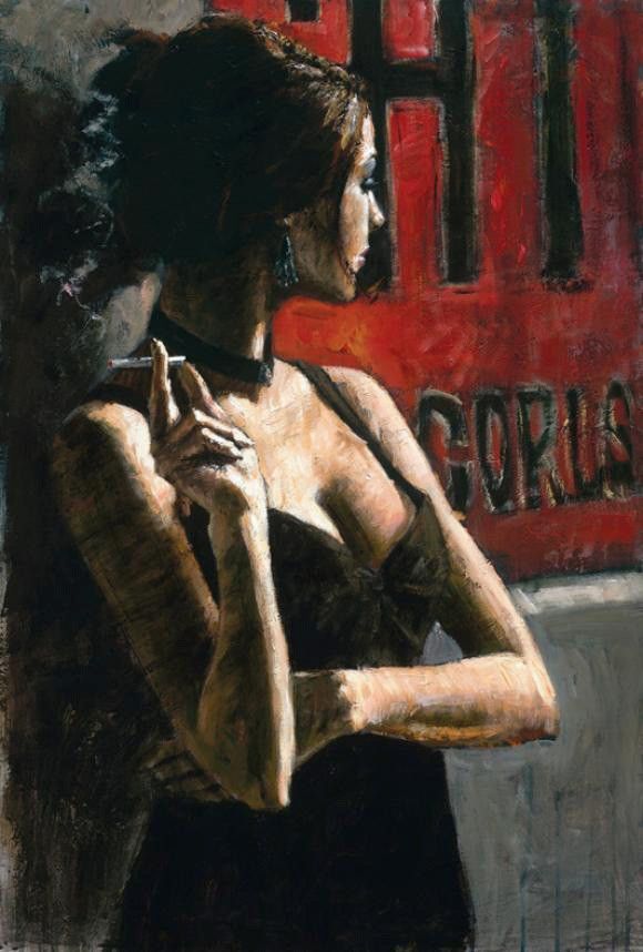 Fabian Perez THE RED SIGN